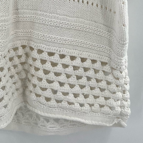 Twelve Street by Cynthia Vincent crotchet sweater size S - Picture 3 of 8